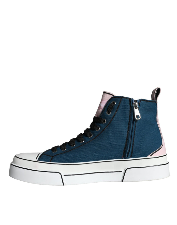 Dolce &amp; Gabbana Sample Sale Dolce &amp; Gabbana Multicolor Patchwork High Top Sneaker Shoes - | Designer outlet