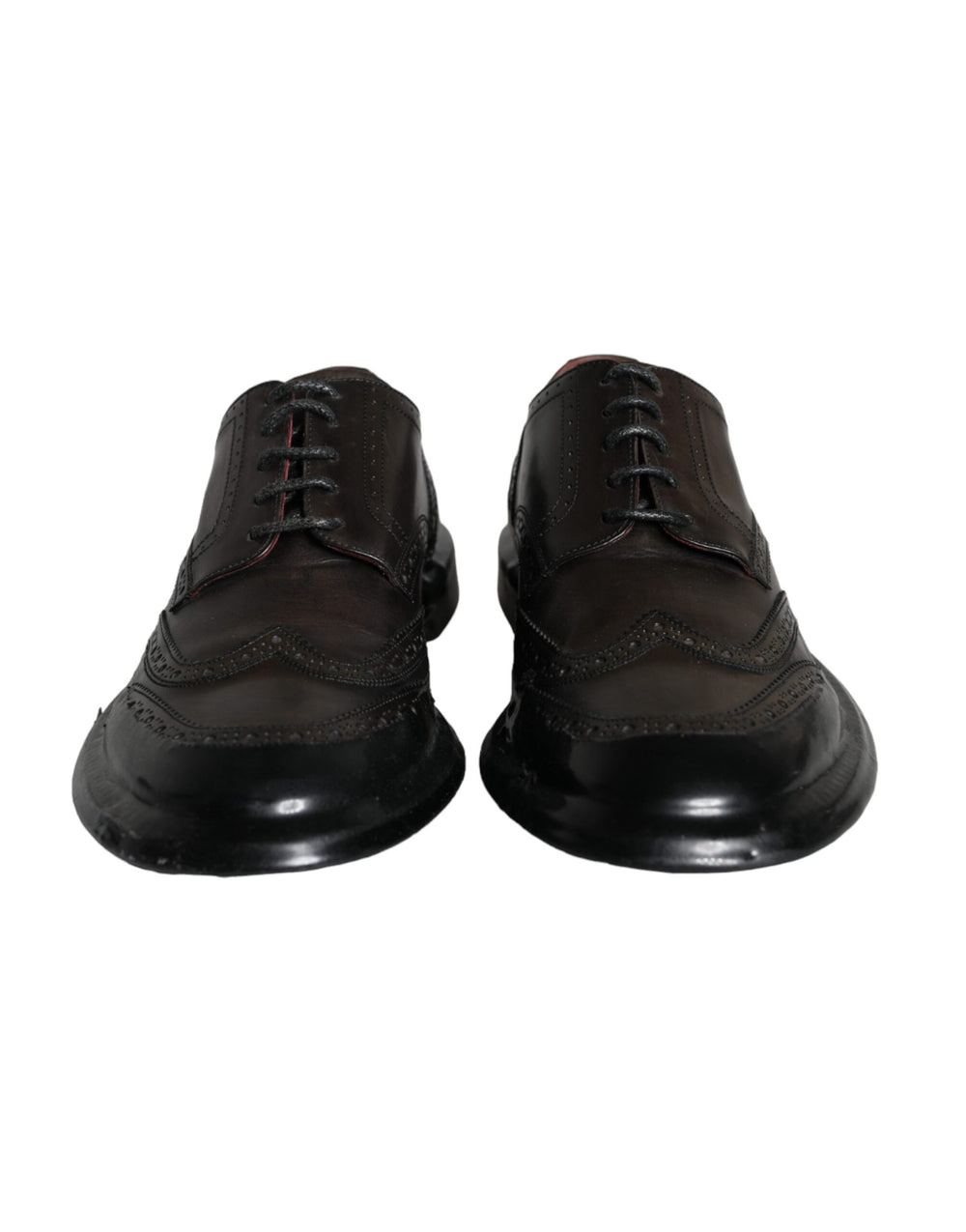 Dolce & Gabbana Sample Sale Dolce & Gabbana Black Leather Oxford Wingtip Formal Men Shoes - | Designer outlet