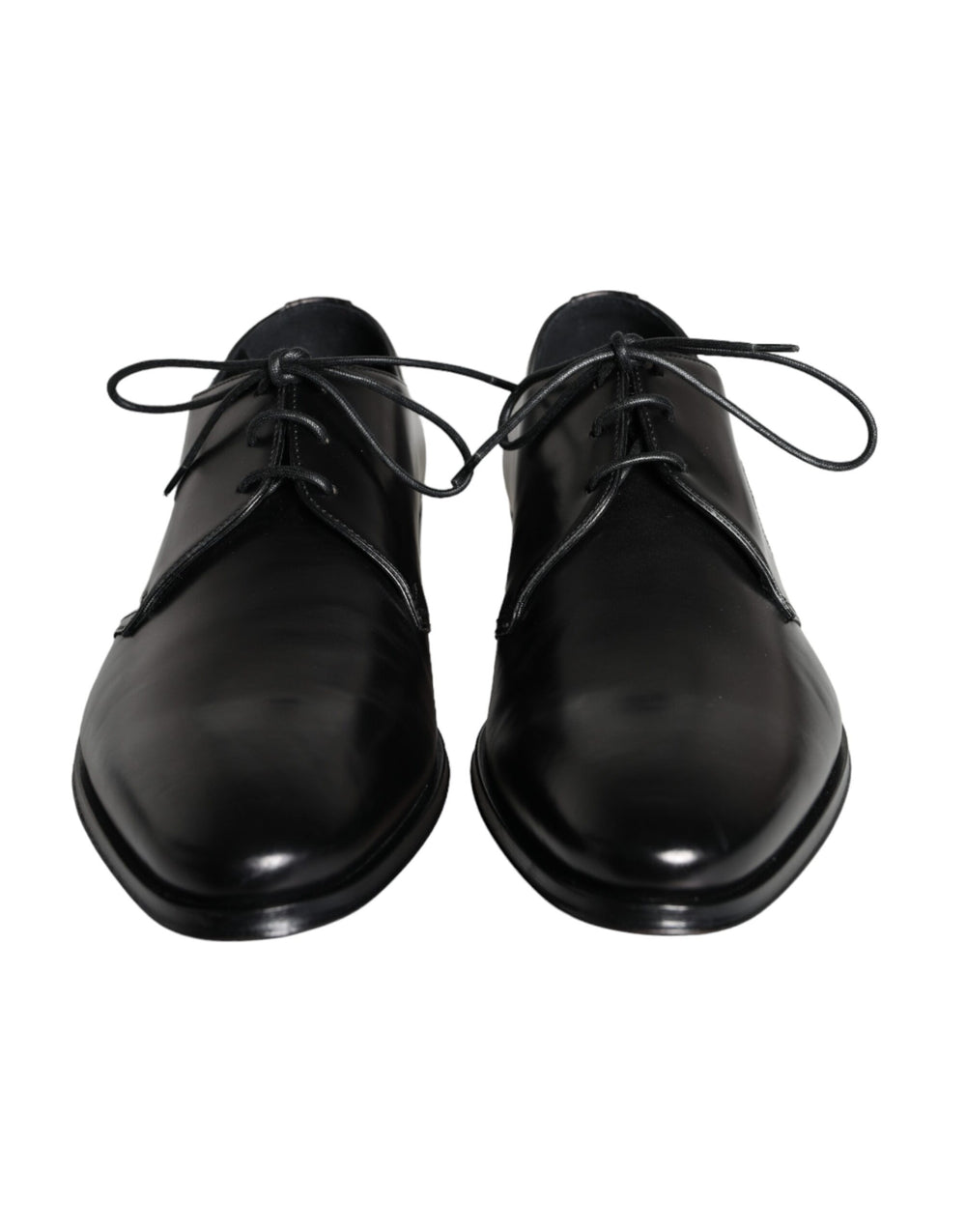 Dolce & Gabbana Sample Sale Dolce & Gabbana Black Calfskin Leather Derby Men Dress Shoes - | Designer outlet