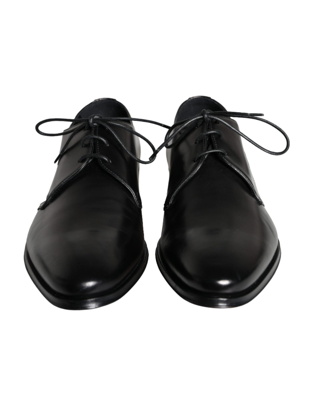 Dolce &amp; Gabbana Sample Sale Dolce &amp; Gabbana Black Calfskin Leather Derby Men Dress Shoes - | Designer outlet