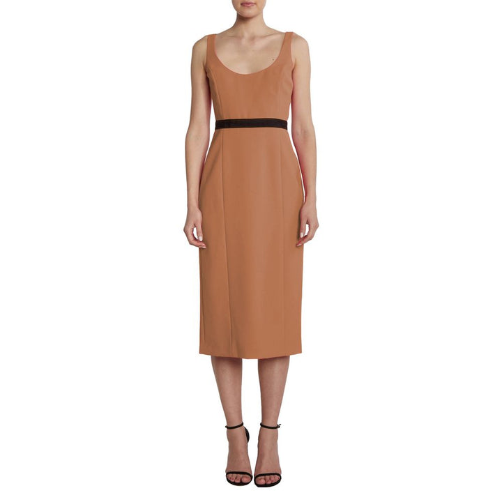 PINKO Brown Polyester Dress