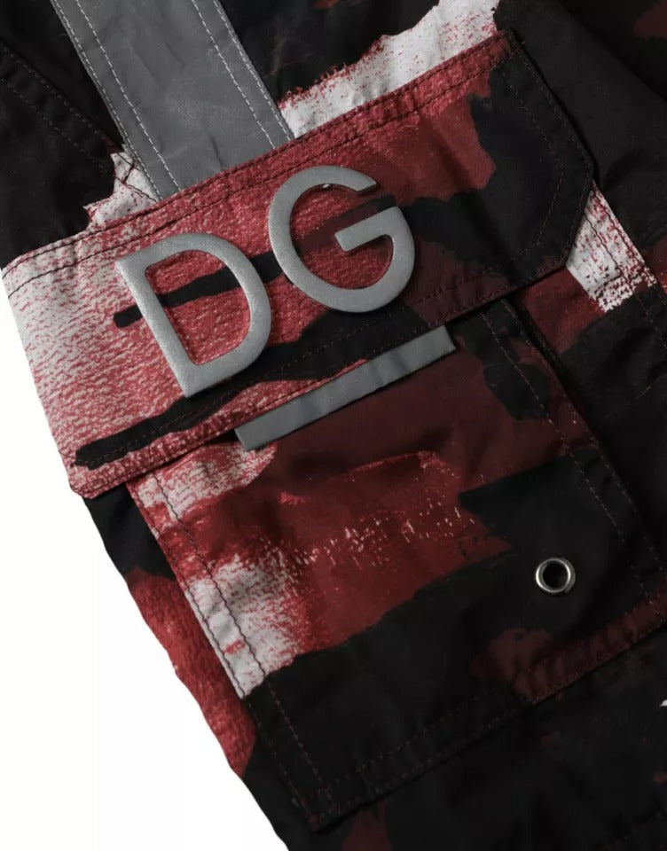 Dolce &amp; Gabbana Multicolor Camouflage DG Logo Beachwear Shorts Swimwear by Dolce &amp; Gabbana outlet now on sale