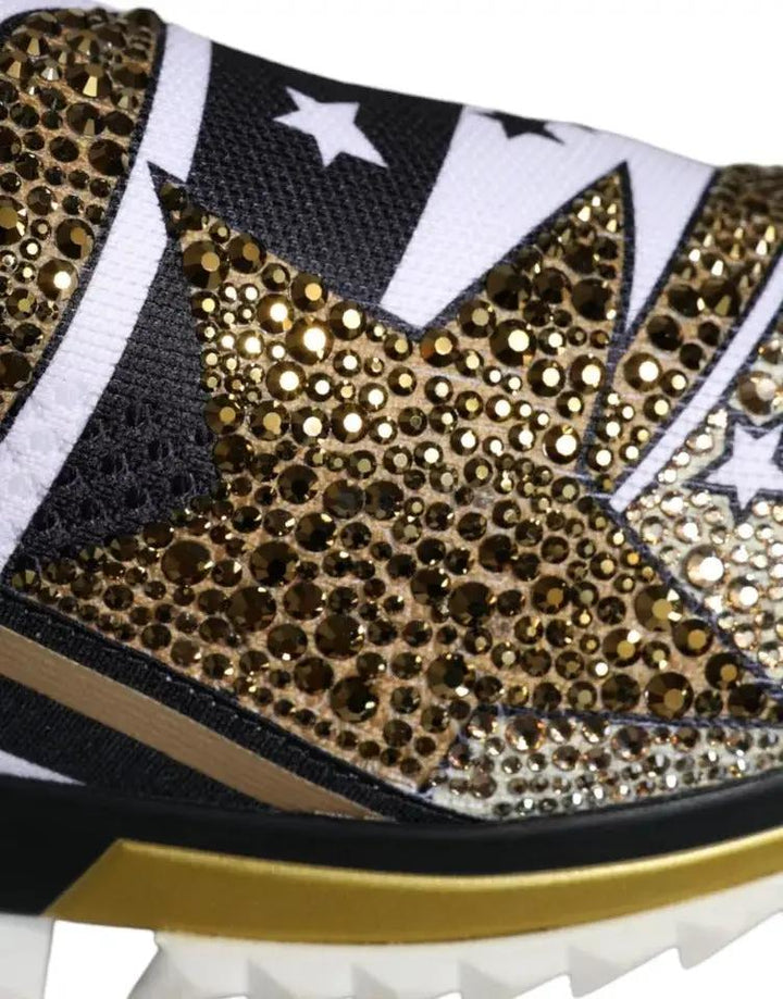 Dolce &amp; Gabbana Sample Sale | Dolce &amp; Gabbana Multicolor Comet Star Print Sorrento Sneakers Shoes - | Designer outlet