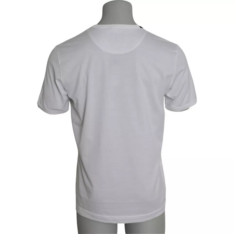 Dolce &amp; Gabbana Sample Sale Dolce &amp; Gabbana White Cotton Round Neck Short Sleeves T-shirt - | Designer outlet