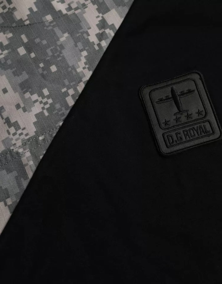 Dolce &amp; Gabbana Sample Sale Dolce &amp; Gabbana Multicolor Camouflage Cotton Round Neck Men T-shirt - | Designer outlet