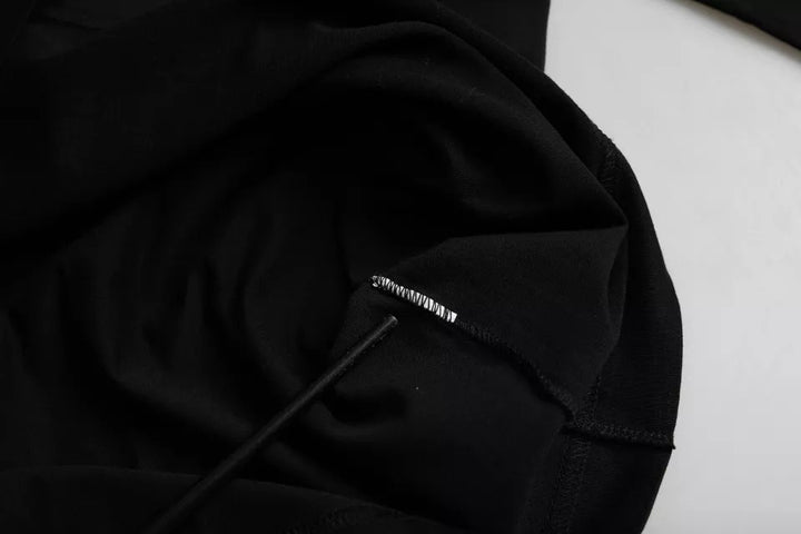 Dolce &amp; Gabbana Black Logo Embossed Cotton Crew Neck T-shirt by Dolce &amp; Gabbana outlet now on sale