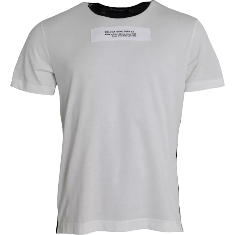 Dolce &amp; Gabbana Sample Sale Dolce &amp; Gabbana Black White Camouflage Round Neck T-shirt - | Designer outlet