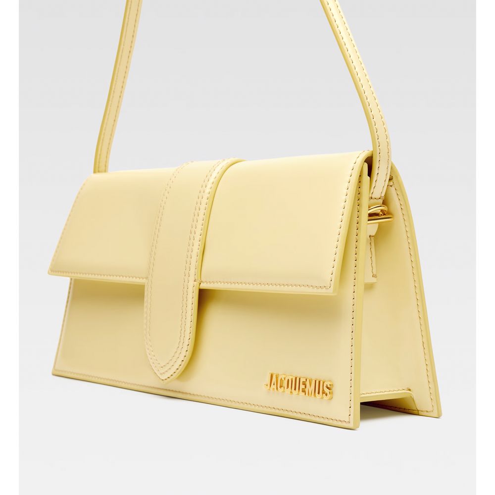 Jacquemus - Jacquemus Yellow Leather Handbag - JA - 13775 - Ask Me Wear