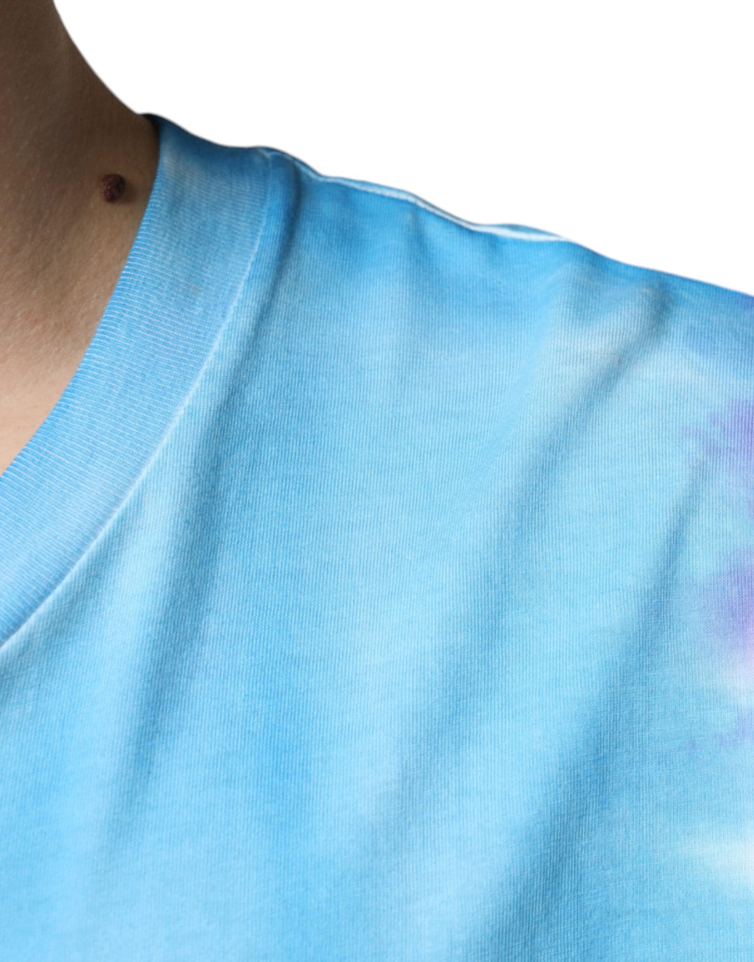 Dolce &amp; Gabbana Multicolor Tie Dye Cotton Sleeveless T-shirt by Dolce &amp; Gabbana outlet now on sale