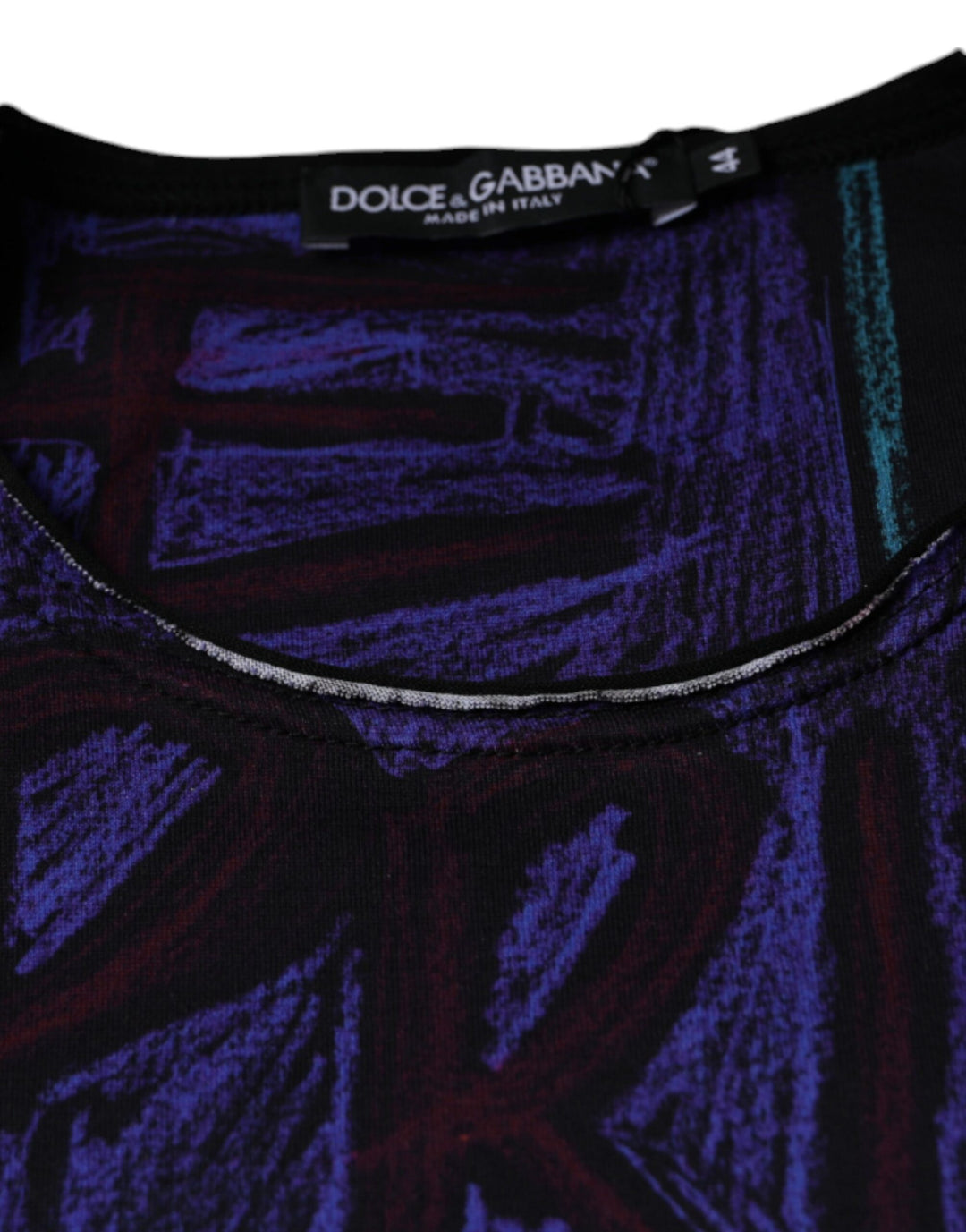 Dolce &amp; Gabbana Sample Sale Dolce &amp; Gabbana Multicolor Graphic Print Cotton T-shirt - | Designer outlet