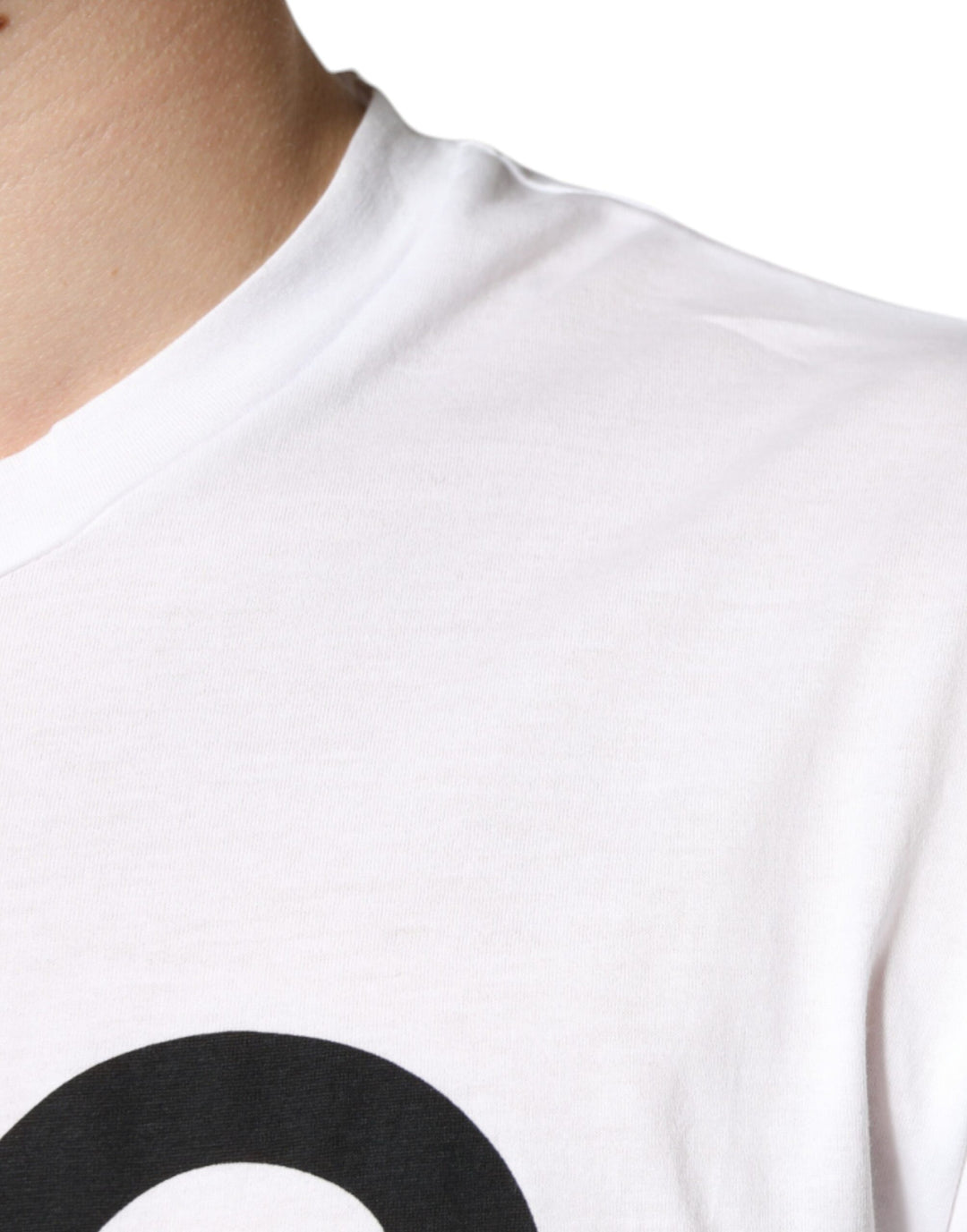 Dolce &amp; Gabbana Sample Sale Dolce &amp; Gabbana White Cotton DG Logo Print Casual T-shirt - | Designer outlet