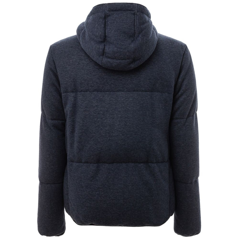 Herno Navy Blue Cotton Jacket