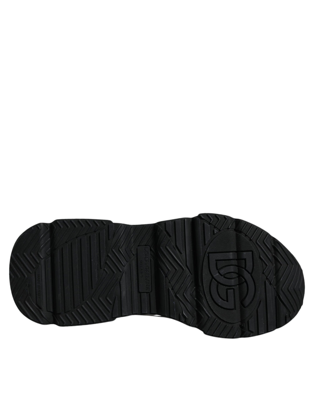 Dolce &amp; Gabbana Sample Sale Dolce &amp; Gabbana White Black Logo Plaque Daymaster Sneakers Shoes - | Designer outlet