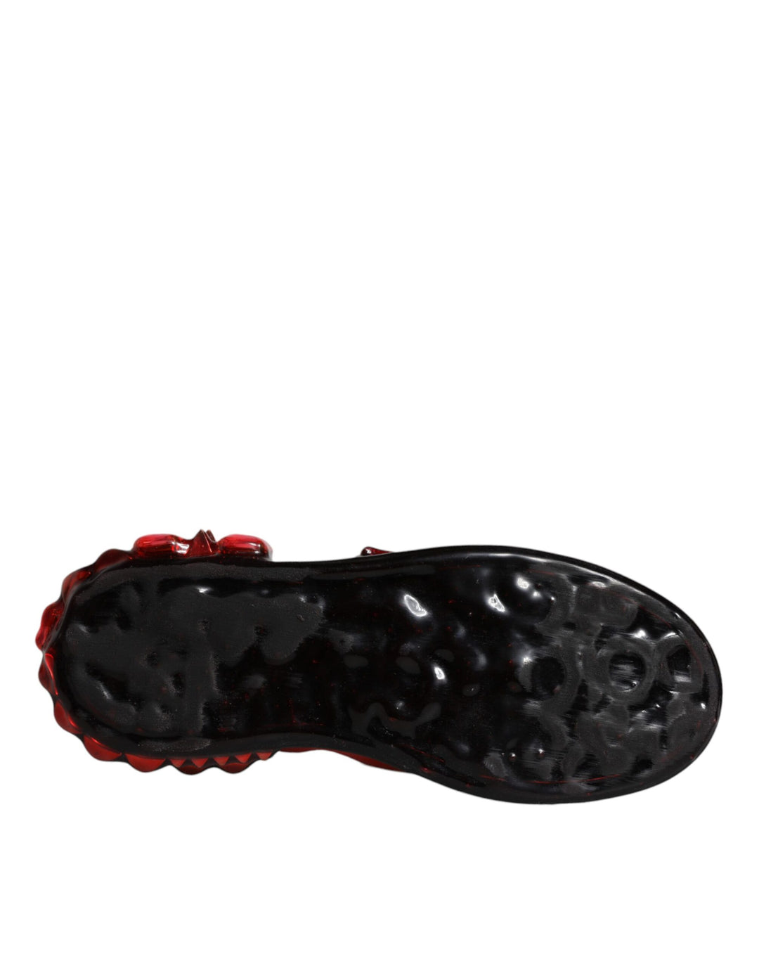 Dolce &amp; Gabbana Sample Sale Dolce &amp; Gabbana White Red Crystals Leather Portofino Sneakers Shoes - | Designer outlet