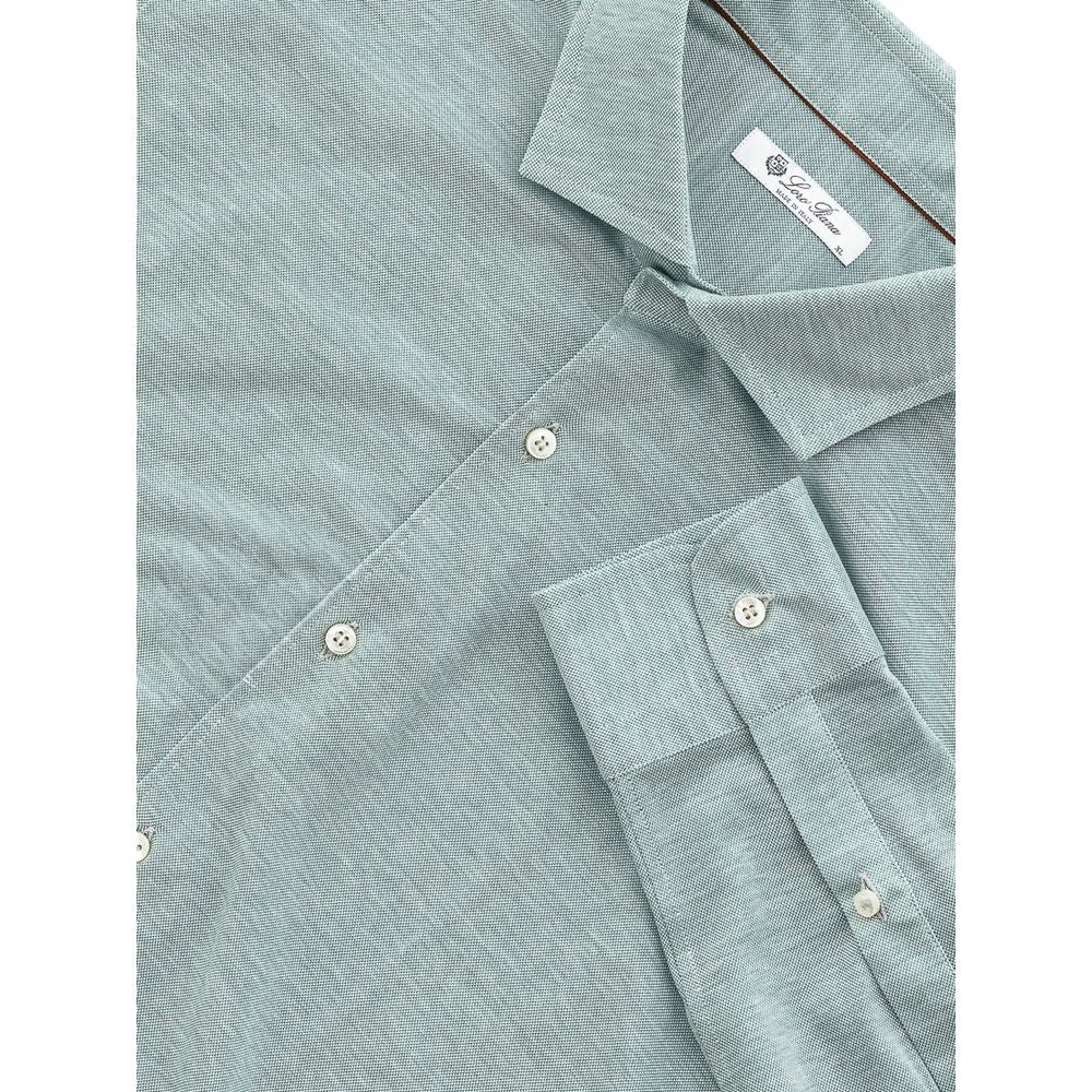 Loro Piana Light Blue Cotton Shirt