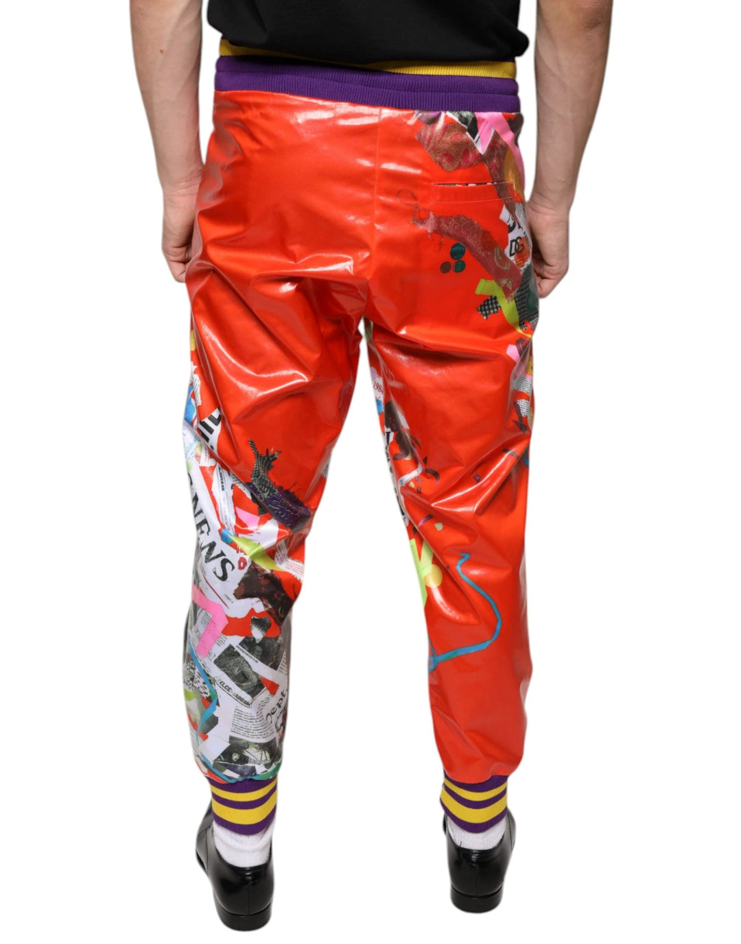 Dolce &amp; Gabbana Multicolor Printed Jogger Sweatpants Pants by Dolce &amp; Gabbana outlet now on sale