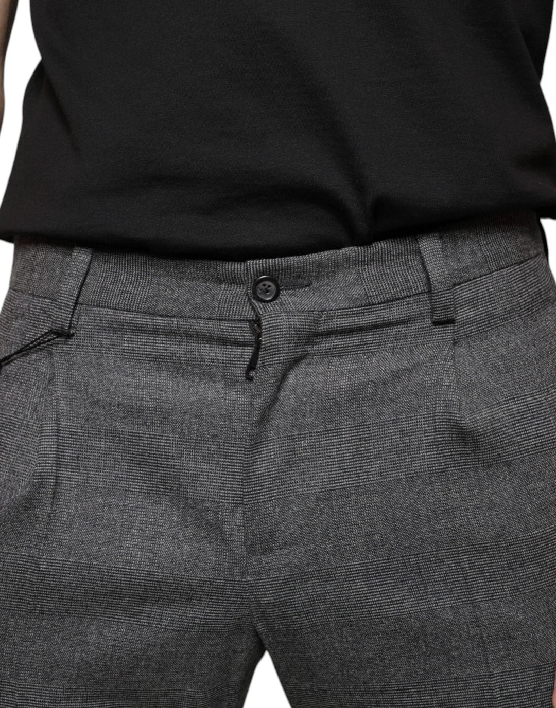 Dolce &amp; Gabbana Gray Check Tartan Wool Skinny Pants by Dolce &amp; Gabbana outlet now on sale