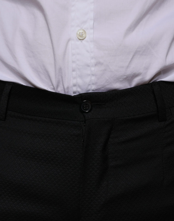 Dolce &amp; Gabbana Sample Sale Dolce &amp; Gabbana Black Wool Skinny Dress Formal Pants - | Designer outlet