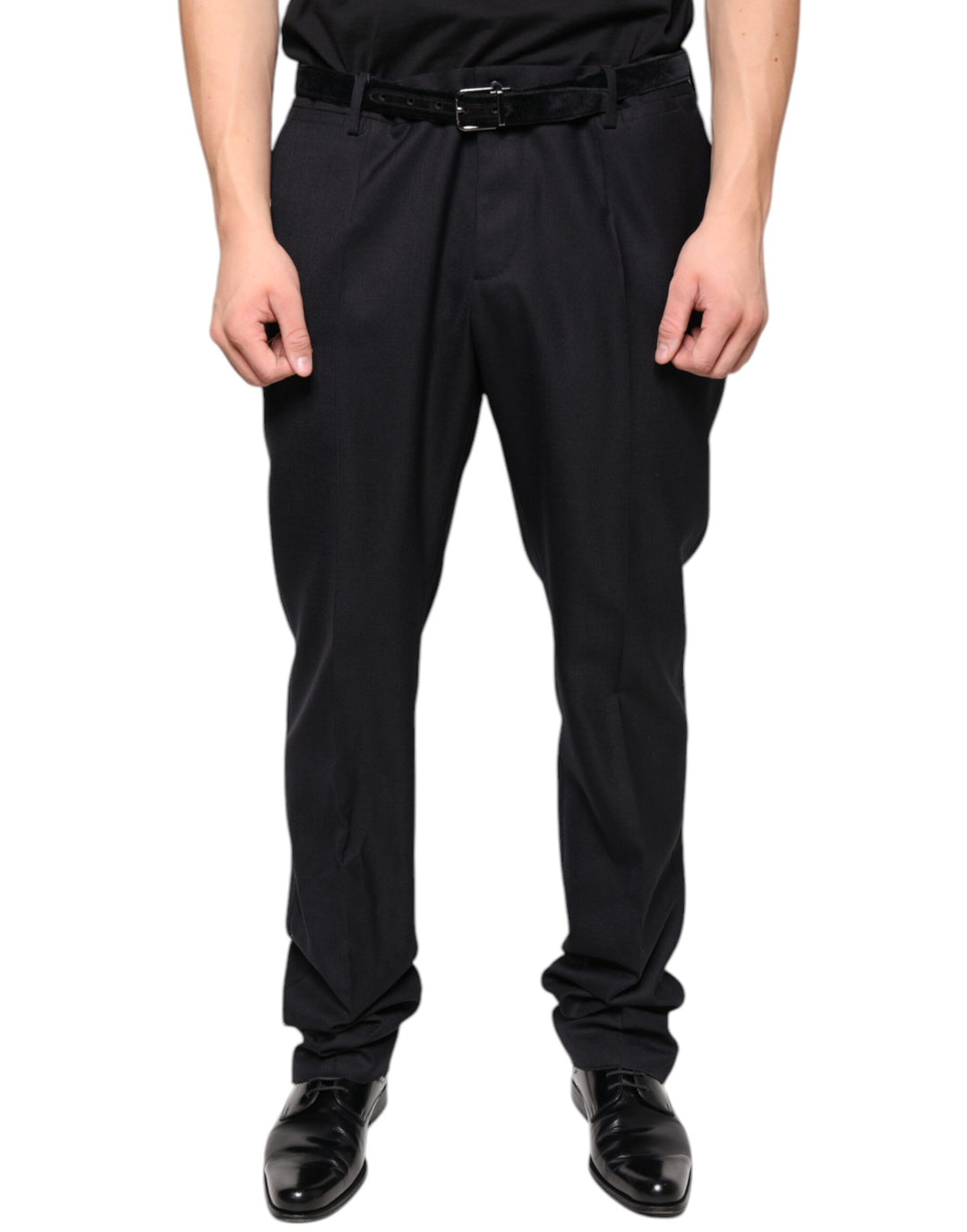 Dolce &amp; Gabbana Sample Sale Dolce &amp; Gabbana Black Wool Skinny Dress Formal Pants - | Designer outlet