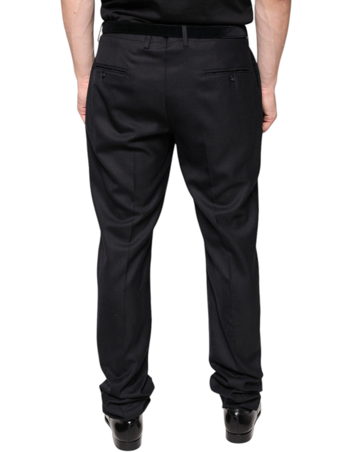 Dolce &amp; Gabbana Sample Sale Dolce &amp; Gabbana Black Wool Skinny Dress Formal Pants - | Designer outlet