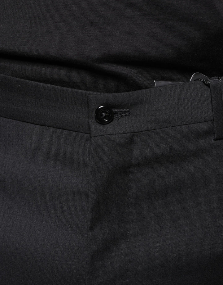 Dolce &amp; Gabbana Sample Sale Dolce &amp; Gabbana Black Wool Skinny Men Dress Pants - | Designer outlet