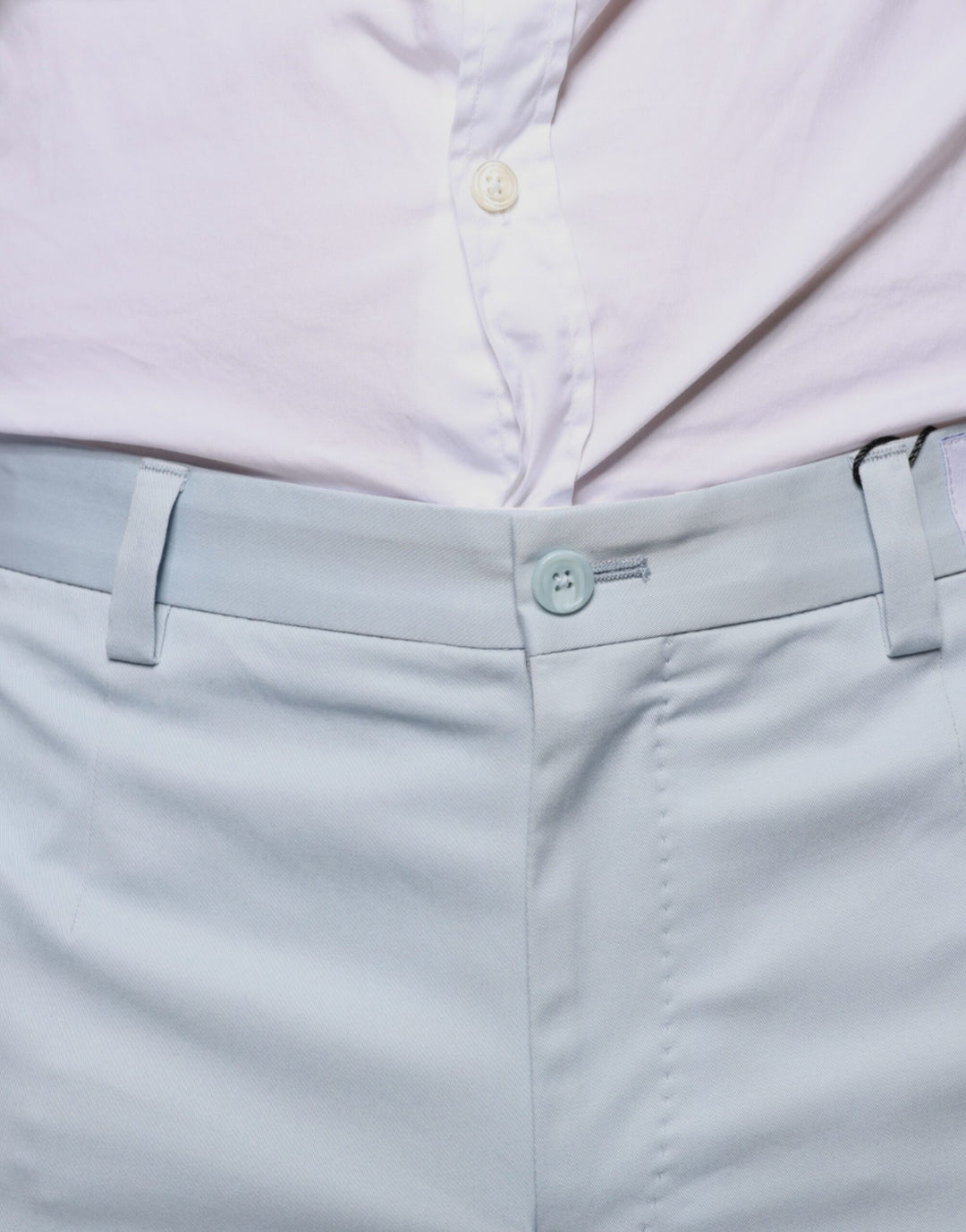 Dolce &amp; Gabbana Sample Sale Dolce &amp; Gabbana Light Blue Cotton Dress Pants - | Designer outlet