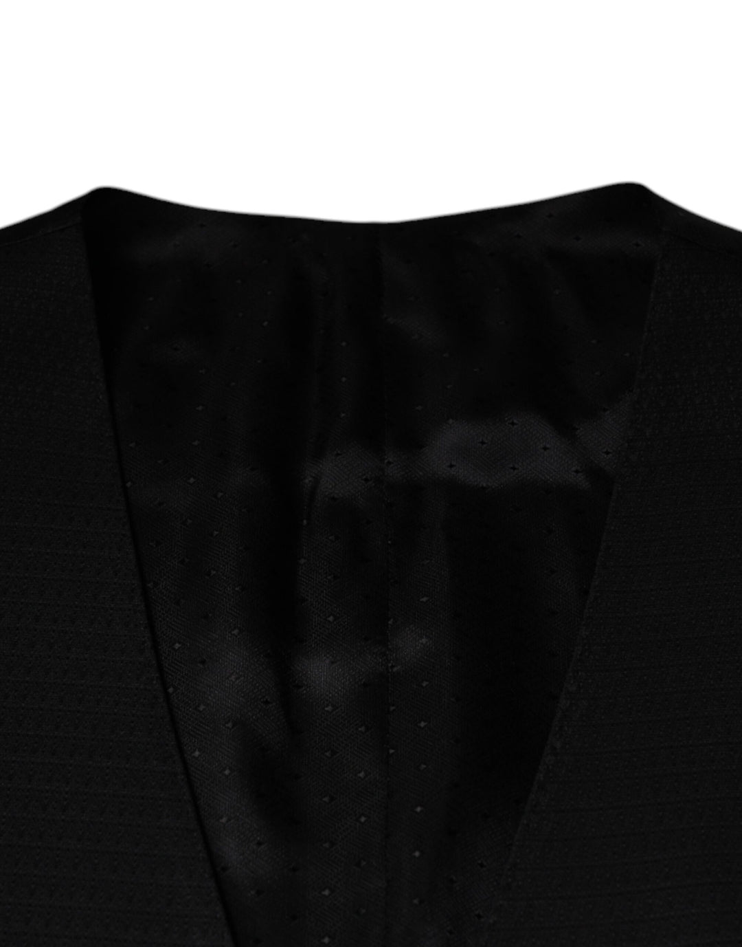 Dolce &amp; Gabbana Sample Sale Dolce &amp; Gabbana Black Wool Waistcoat Dress Formal Vest - | Designer outlet