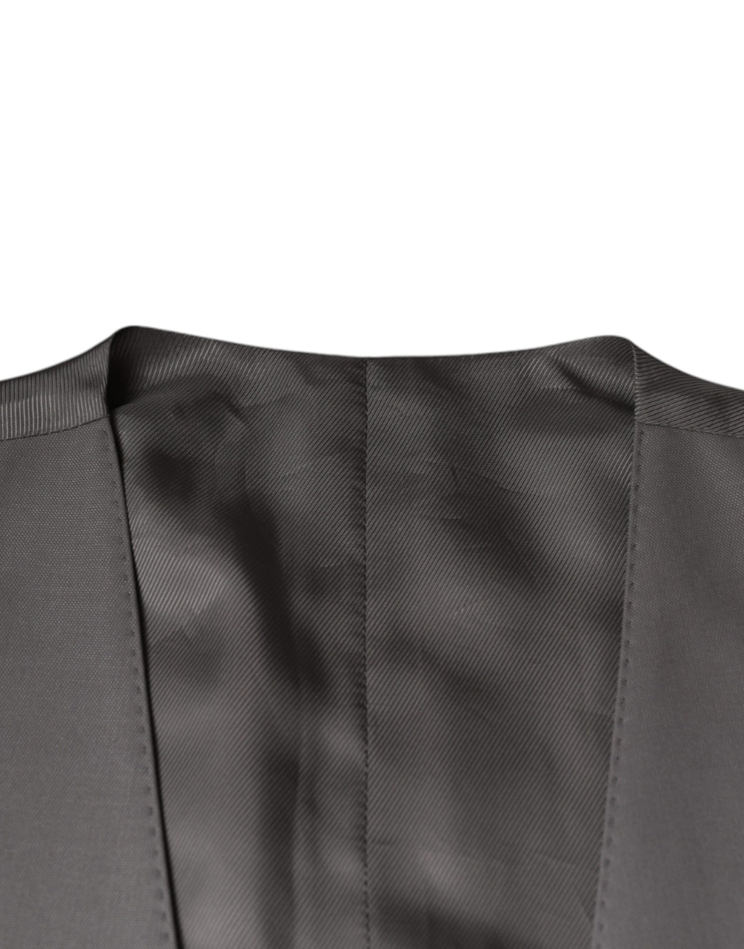 Dolce &amp; Gabbana Sample Sale Dolce &amp; Gabbana Light Gray Wool Formal Dress Waistcoat Vest - | Designer outlet