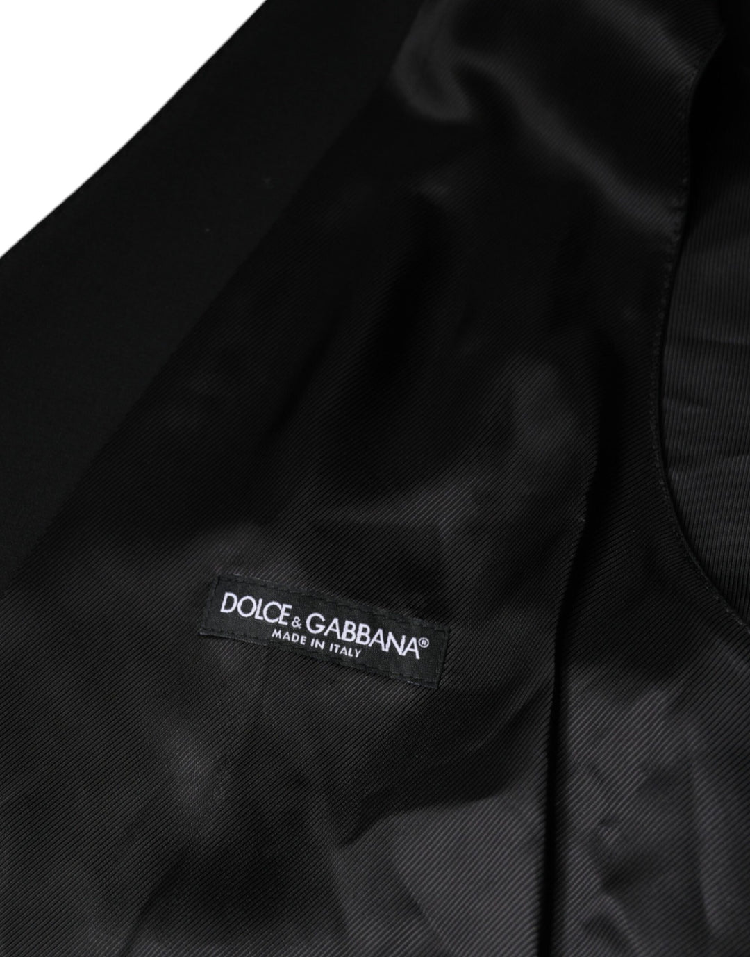 Dolce &amp; Gabbana Sample Sale Dolce &amp; Gabbana Black Wool Formal Dress Men Waistcoat Vest - | Designer outlet