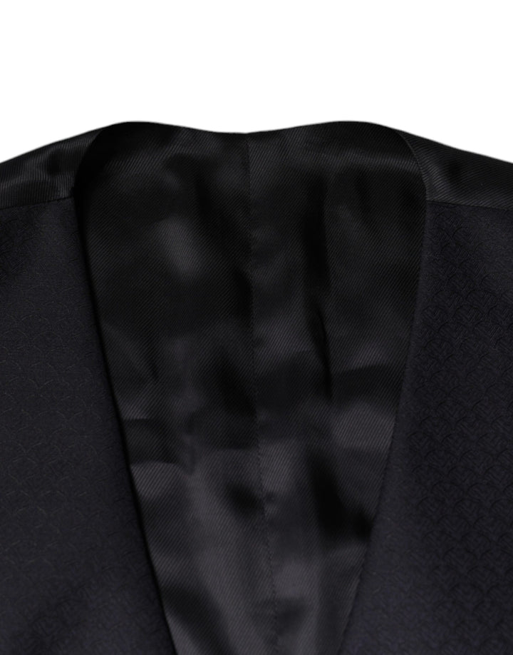 Dolce &amp; Gabbana Sample Sale Dolce &amp; Gabbana Black Wool Waistcoat Dress Formal Vest - | Designer outlet