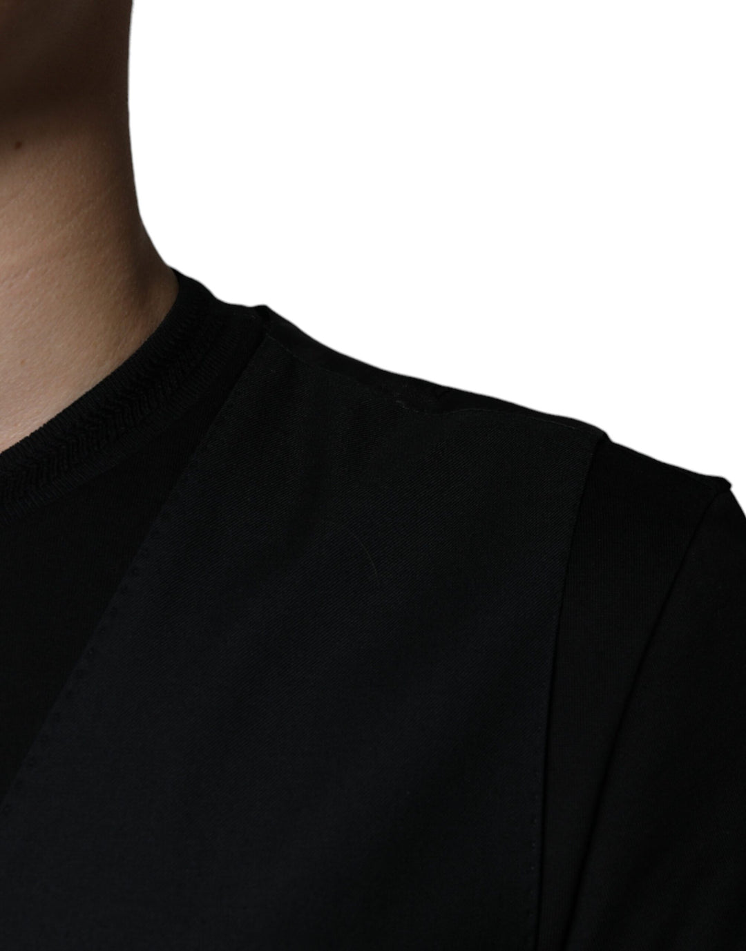 Dolce &amp; Gabbana Sample Sale Dolce &amp; Gabbana Black Wool Waistcoat Dress Formal Vest - | Designer outlet