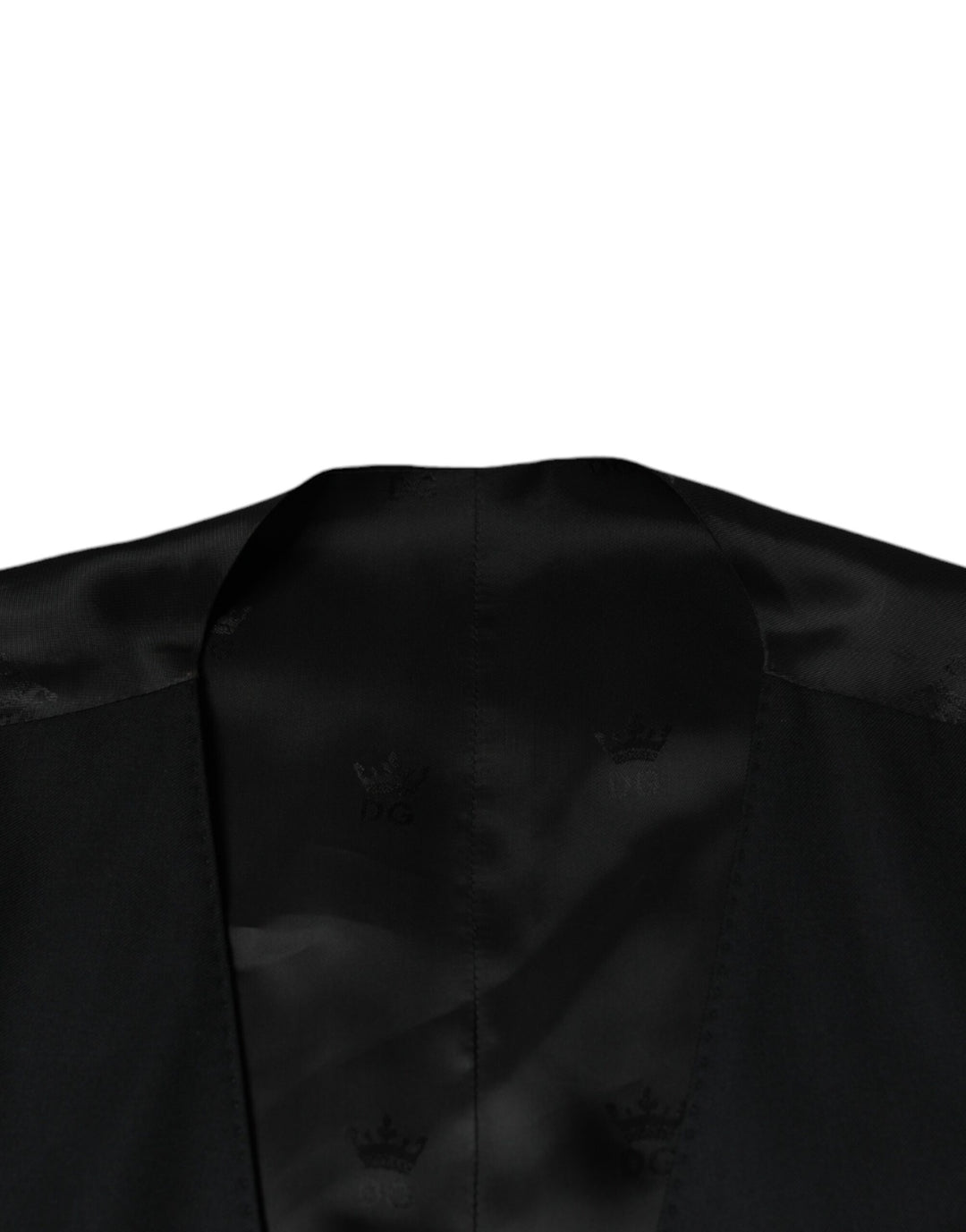 Dolce &amp; Gabbana Sample Sale Dolce &amp; Gabbana Black Wool Waistcoat Dress Formal Vest - | Designer outlet