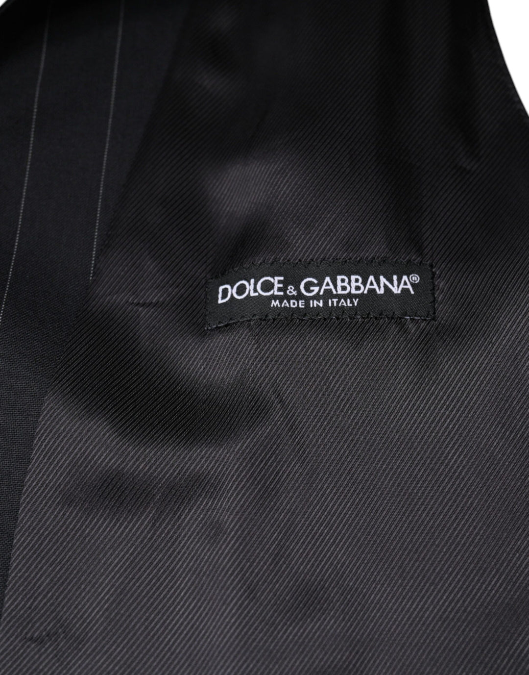 Dolce &amp; Gabbana Sample Sale Dolce &amp; Gabbana Black Leather Waistcoat Dress Formal Vest - | Designer outlet
