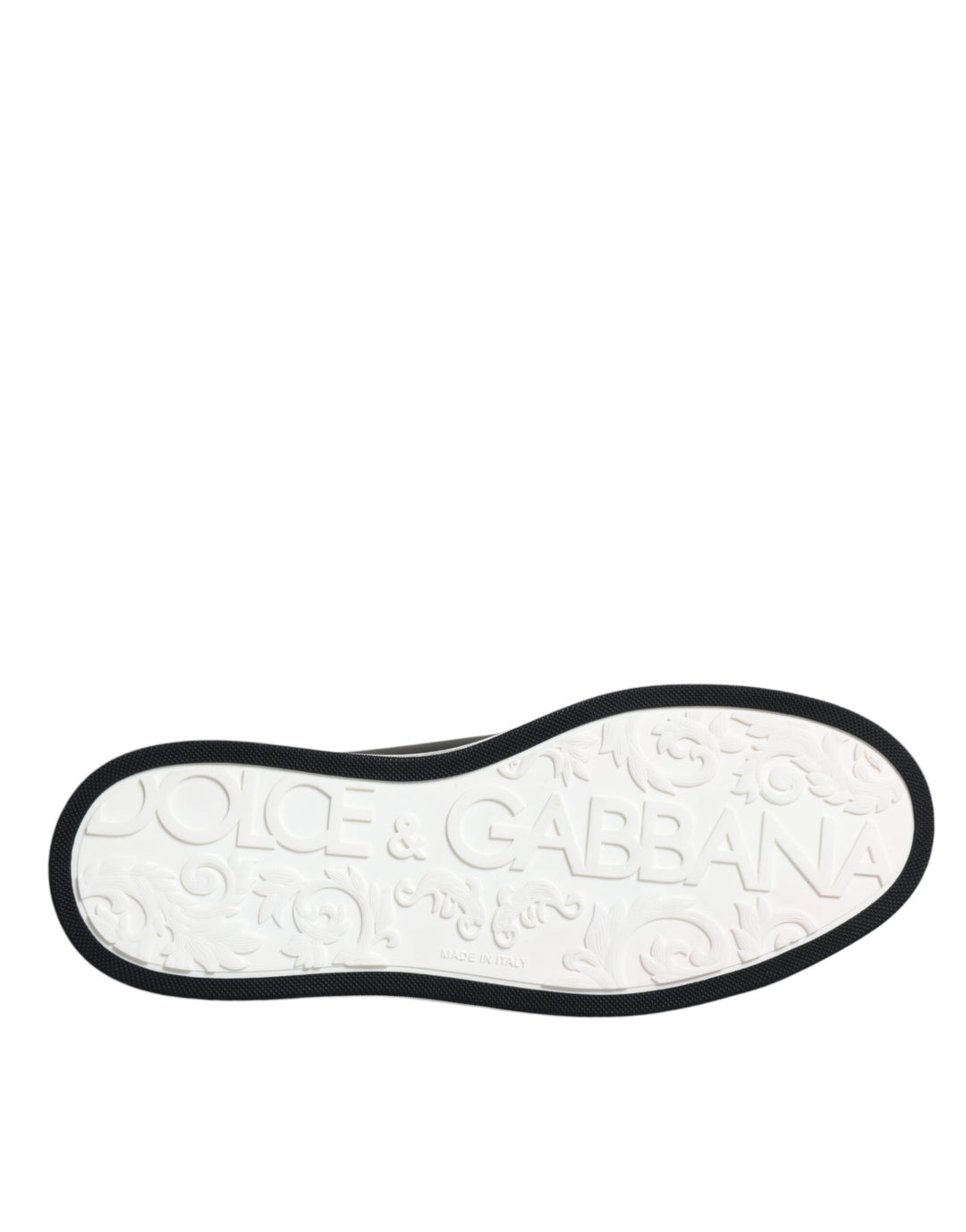 Dolce &amp; Gabbana Black Leather Low Top Men Sneakers Shoes by Dolce &amp; Gabbana outlet now on sale