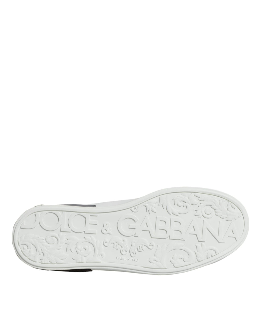Dolce &amp; Gabbana Sample Sale Dolce &amp; Gabbana White Leather Logo Portofino Sneaker Shoes - | Designer outlet
