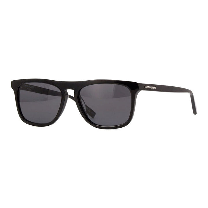 Saint Laurent Sunglasses Square Full Rim, Black Frame and Black Lens SL586001