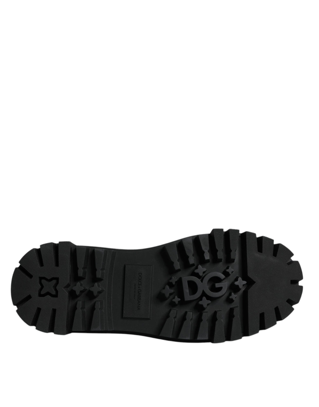 Dolce &amp; Gabbana Sample Sale Dolce &amp; Gabbana Black Leather Lace Up Trekking Dress Shoes - | Designer outlet