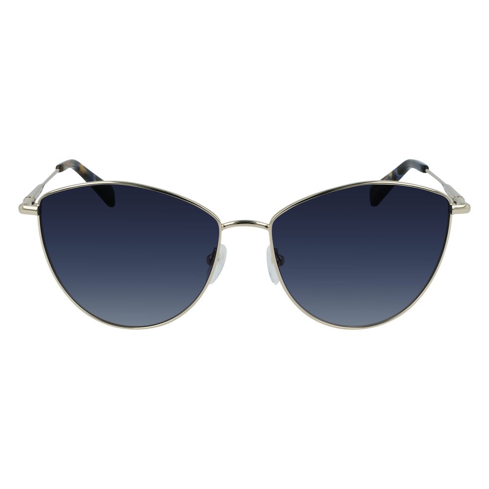 Longchamp Gold Metal Sunglasses