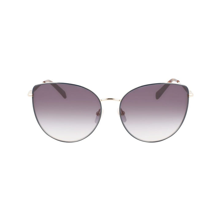 Longchamp Gold Metal Sunglasses