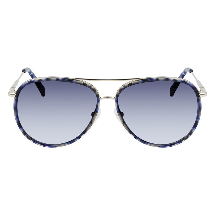 Longchamp Gold Metal Sunglasses