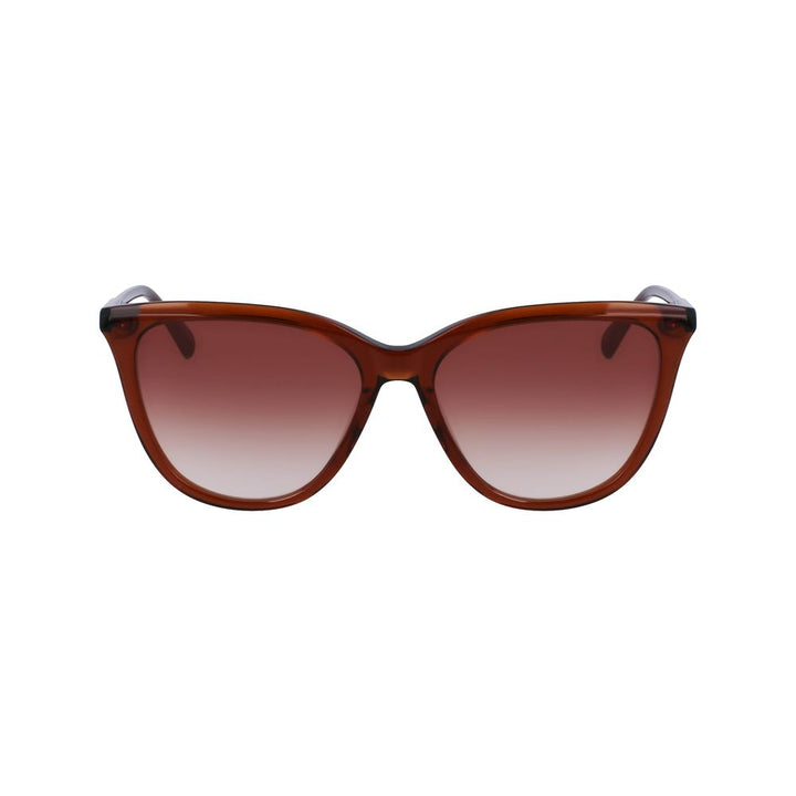 Longchamp Brown Acetate Sunglasses