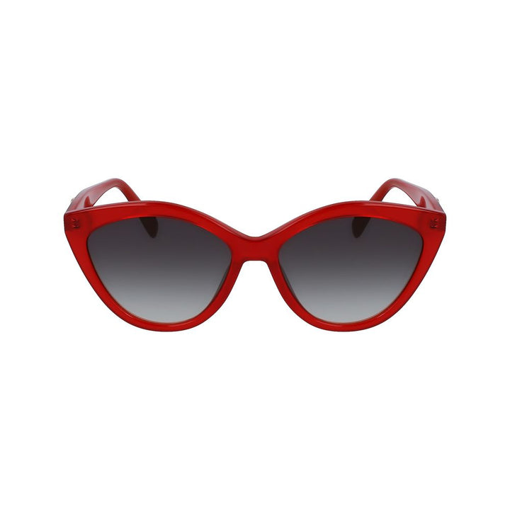 Longchamp Red Acetate Sunglasses