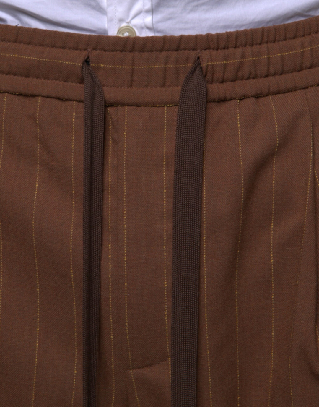 Dolce &amp; Gabbana Sample Sale Dolce &amp; Gabbana Brown Stripes Skinny Men Dress Pants - | Designer outlet