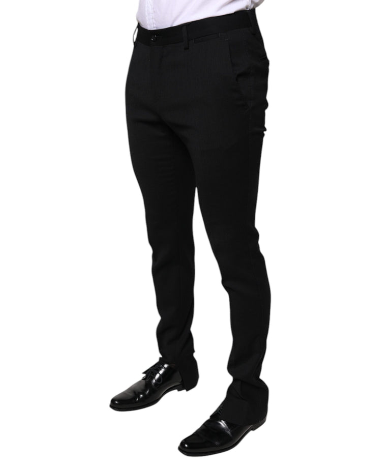 Dolce &amp; Gabbana Sample Sale Dolce &amp; Gabbana Black Wool Skinny Formal Dress Pants - | Designer outlet