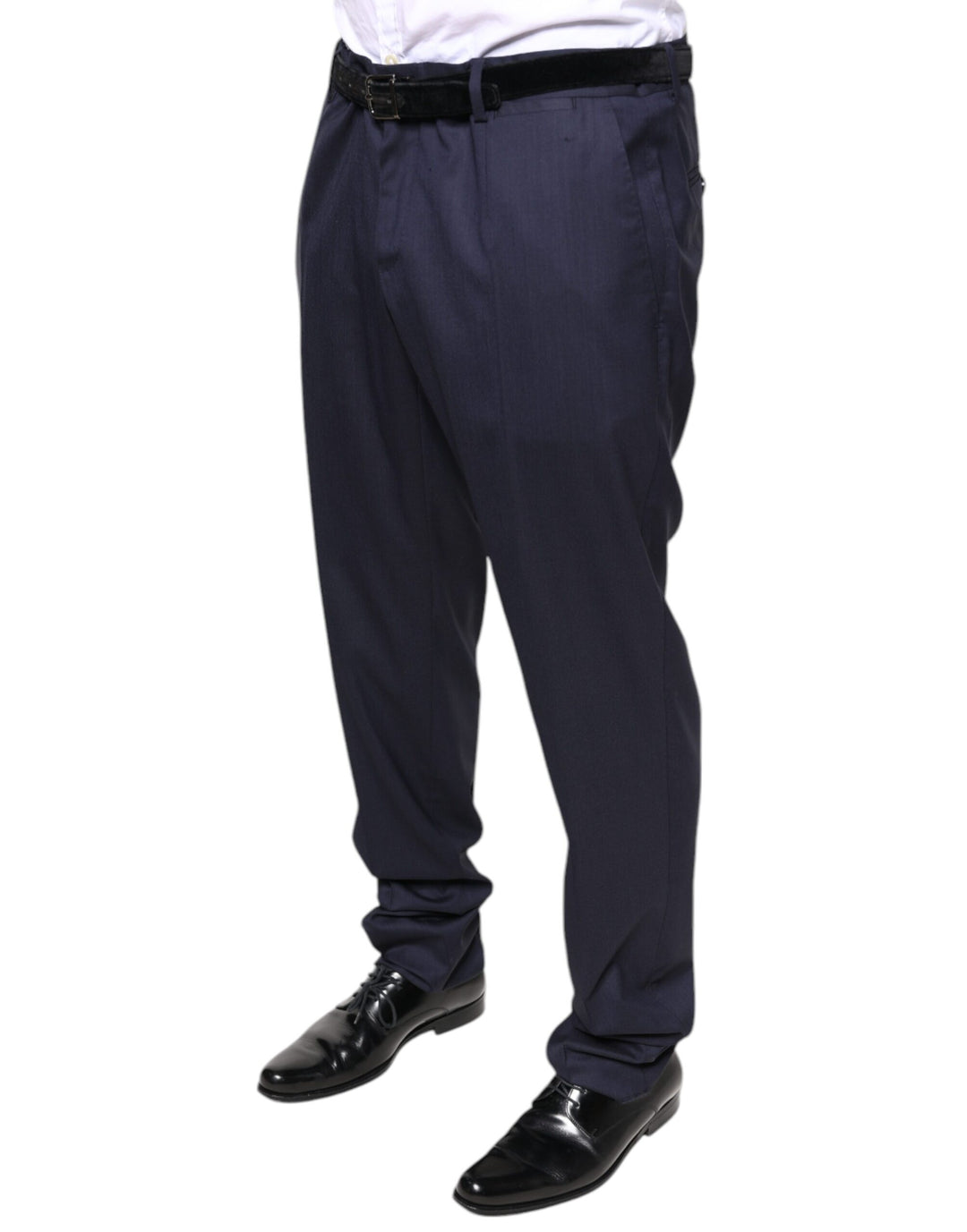 Dolce &amp; Gabbana Sample Sale Dolce &amp; Gabbana Blue Wool Skinny Formal Dress Pants - | Designer outlet