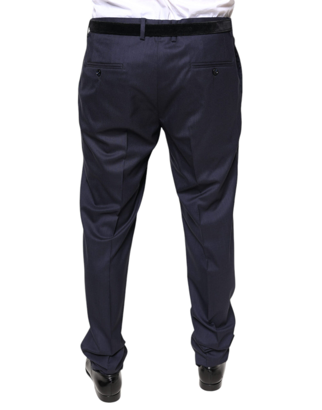 Dolce &amp; Gabbana Sample Sale Dolce &amp; Gabbana Blue Wool Skinny Formal Dress Pants - | Designer outlet