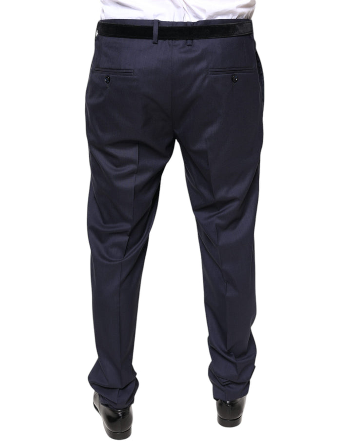 Dolce &amp; Gabbana Sample Sale Dolce &amp; Gabbana Blue Wool Skinny Formal Dress Pants - | Designer outlet