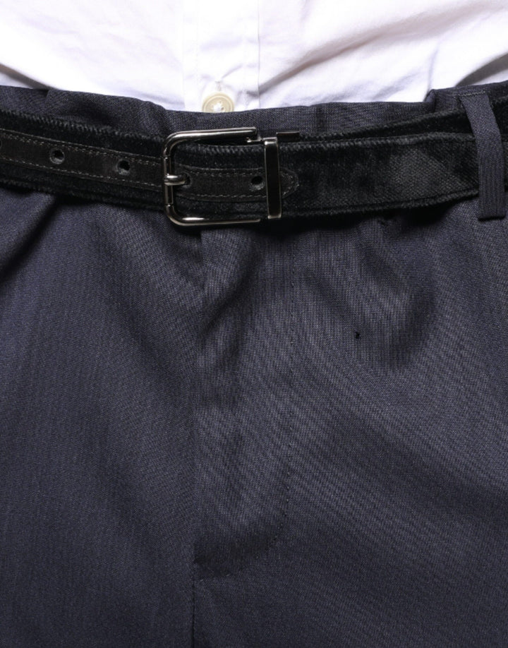 Dolce &amp; Gabbana Sample Sale Dolce &amp; Gabbana Blue Wool Skinny Formal Dress Pants - | Designer outlet