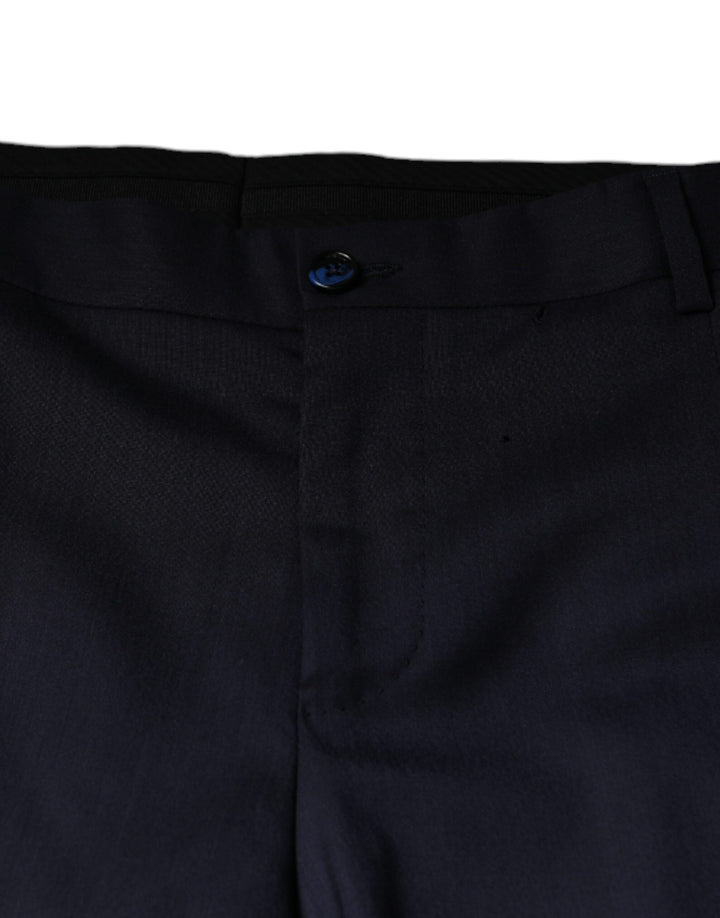 Dolce &amp; Gabbana Sample Sale Dolce &amp; Gabbana Blue Wool Skinny Formal Dress Pants - | Designer outlet