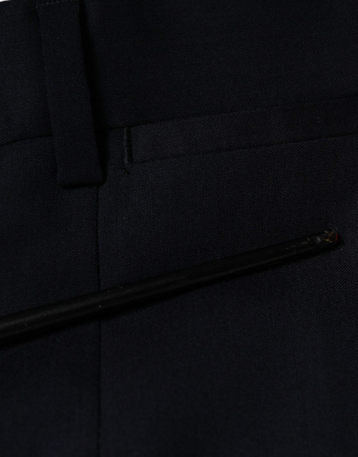 Dolce &amp; Gabbana Sample Sale Dolce &amp; Gabbana Blue Wool Skinny Formal Dress Pants - | Designer outlet